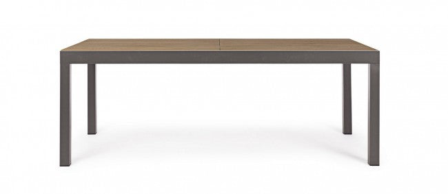 Tavolo Allungabile Elias 200-300x95 cm Antrac in Alluminio