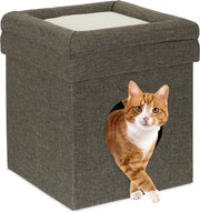 Cuscino per gatti pieghevole - casa per gatti morbida - cuscino per seduti - piccolo cuscino per cani