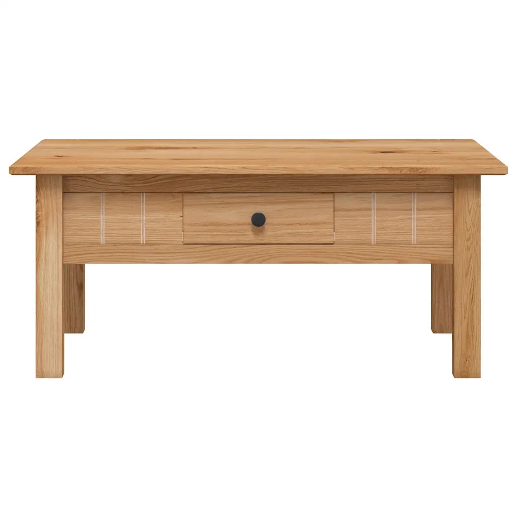 Tavolino da CaffÃ¨ 100x60x45 cm in Pino Massello Panama Range cod mxl 14750