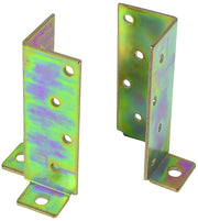 SUPPORTO PER TRAVI IN LEGNO MEDIO  mm. 45x45x130 in acciaio tropicalizzato 20.00 pz
