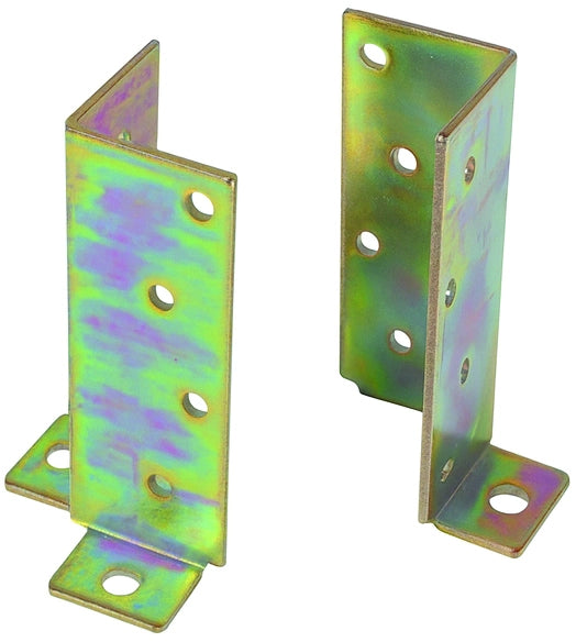 SUPPORTO PER TRAVI IN LEGNO MEDIO  mm. 45x45x130 in acciaio tropicalizzato 20.00 pz
