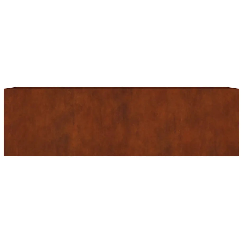 Fioriera Rialzata da Giardino 280x80x80 cm in Acciaio Corten 824540