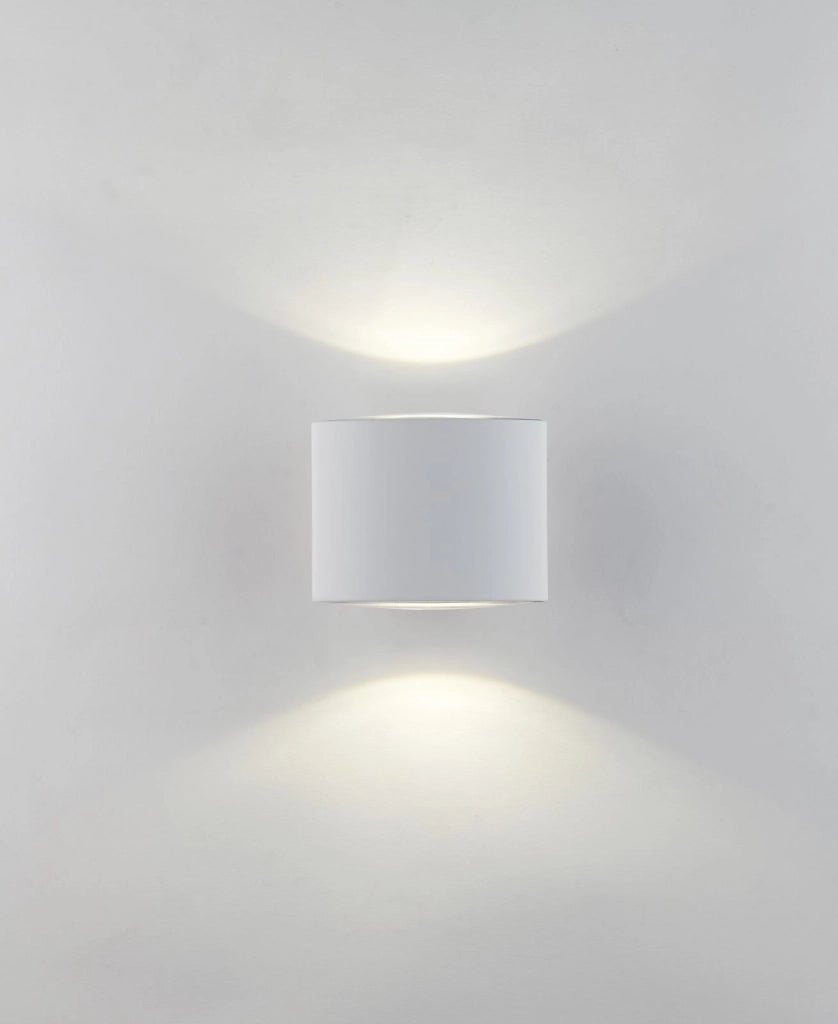 APPLIQUE BIEMISSIONE LED BOXTER BIANCA 8W 960LM CCT 3000K / 4000K IP44 12,9X8,5X10CM