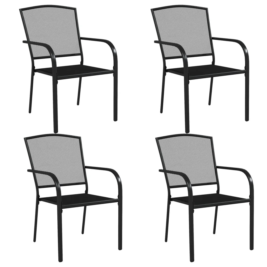 Set da Pranzo da Giardino 5 pz in Acciaio Antracite 3187970