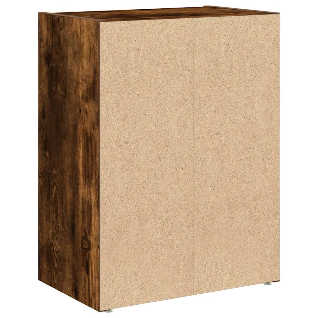 vidaXL Libreria Rovere Fumo 40x24x52 cm in Legno Multistrato