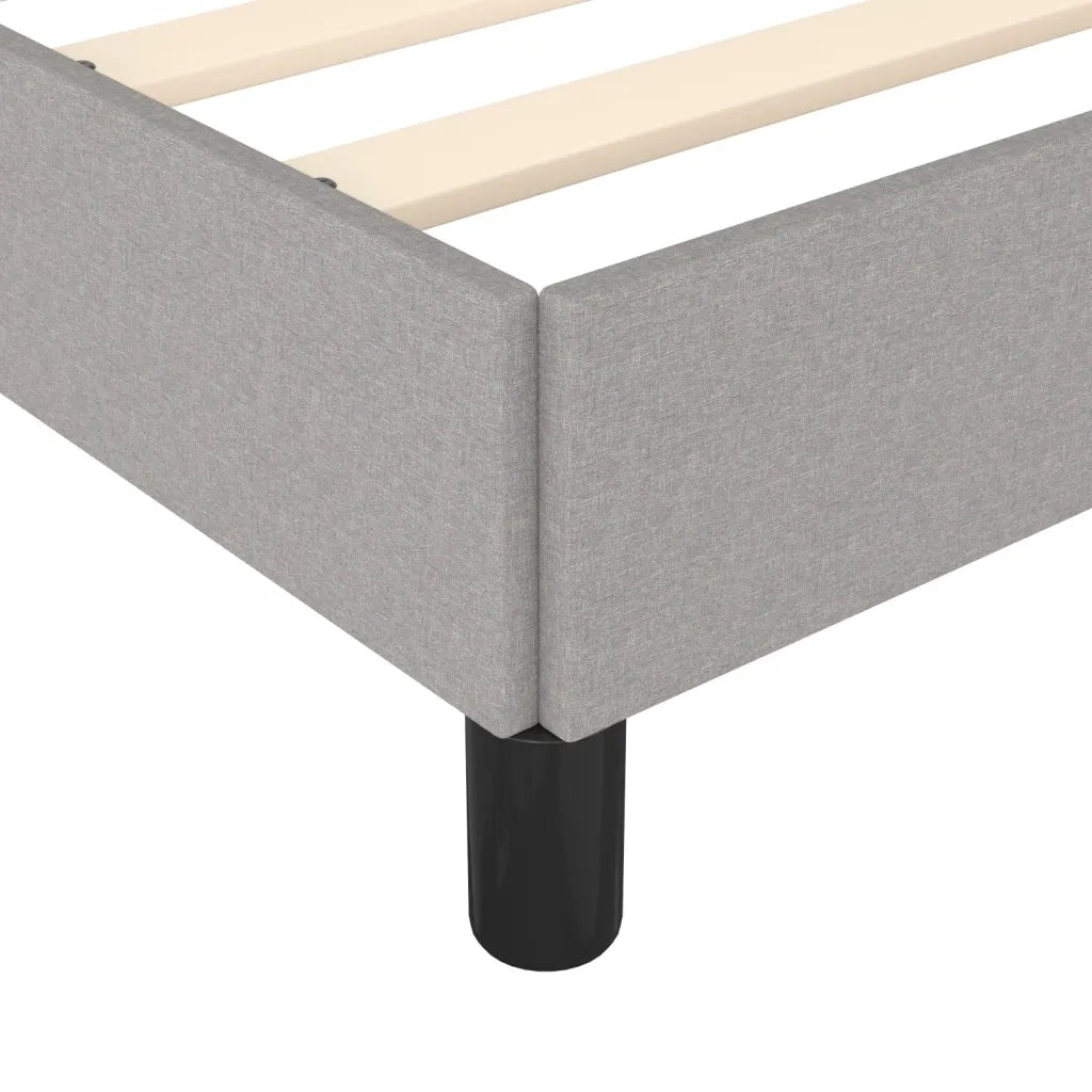 Giroletto senza Materasso Grigio Chiaro 120x200 cm Tessuto 347050