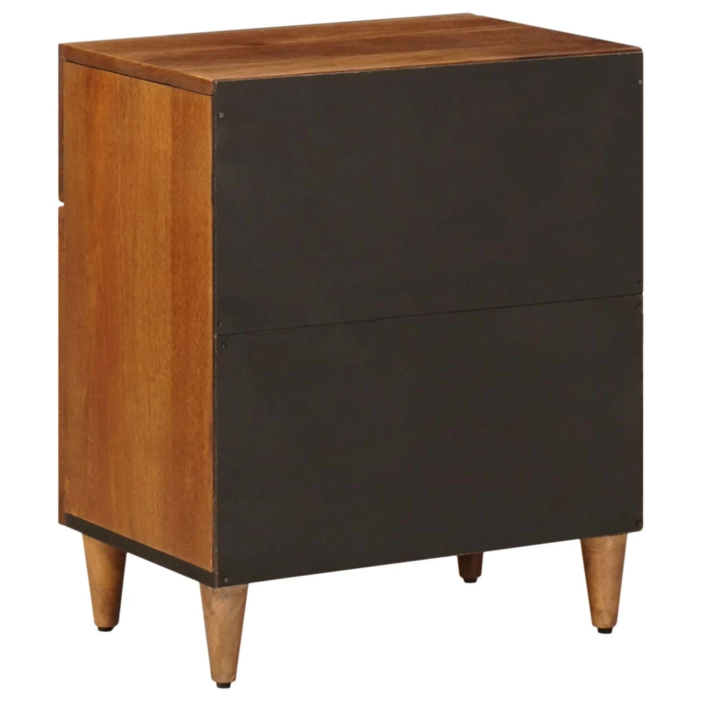 Comodino | Armadio da Notte | Mobiletto da notte con cassetto Marrone 50 x 33 x 60 cm