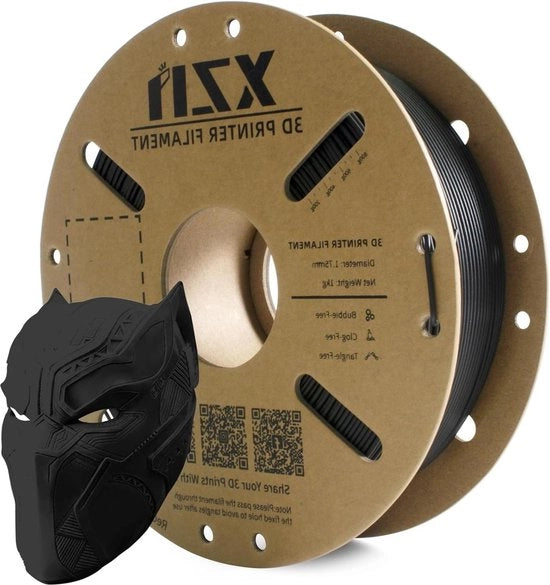 Filamento per Stampante 3D in Fibra di Carbonio 1,75 mm - Precisione Dimensionale +/- 0,03 mm - 1KG Bobina Nero
