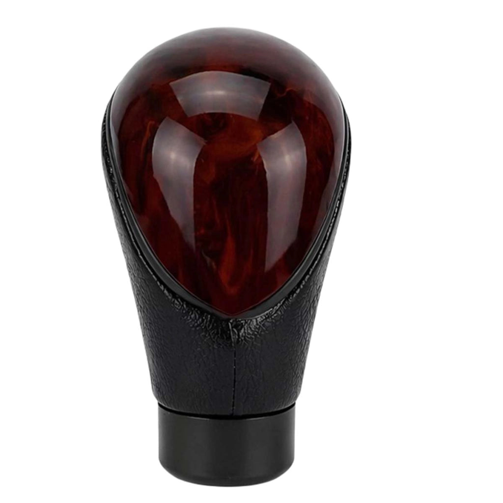 Pomello Leva del Cambio Universale Effetto Legno con Rivestimento PU Ergonomico Nero Avizar