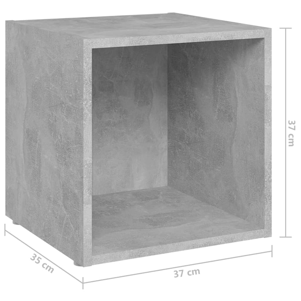 Set di mobili da 6 pezzi tra cui armadio credenza mobile TV televisore per soggiorno camera da letto salotto legno ingegnerizzato grigio 02_0025036