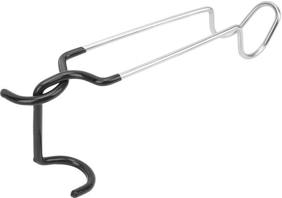 Pendente per lanterna da campeggio - Gancio per asta da tenda in acciaio inossidabile - Duraturo e resistente - Protezione da pioggia - Adatto per campeggio e barbeque