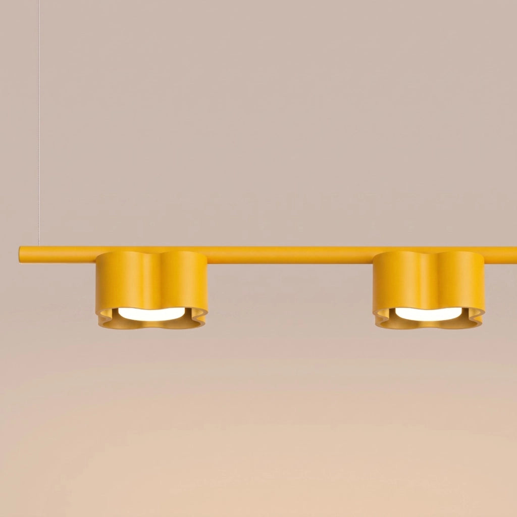 Lampadario OVIO 4 giallo Gx53