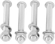 Set di riparazione per scala da bagno - Bucaneve in acciaio inossidabile/Bulloni - Viti a vite - 4 x Bucaneve/4 x Bulloni - Lunghezza 6,7 cm - Peso 120 g - Set di viti a vite