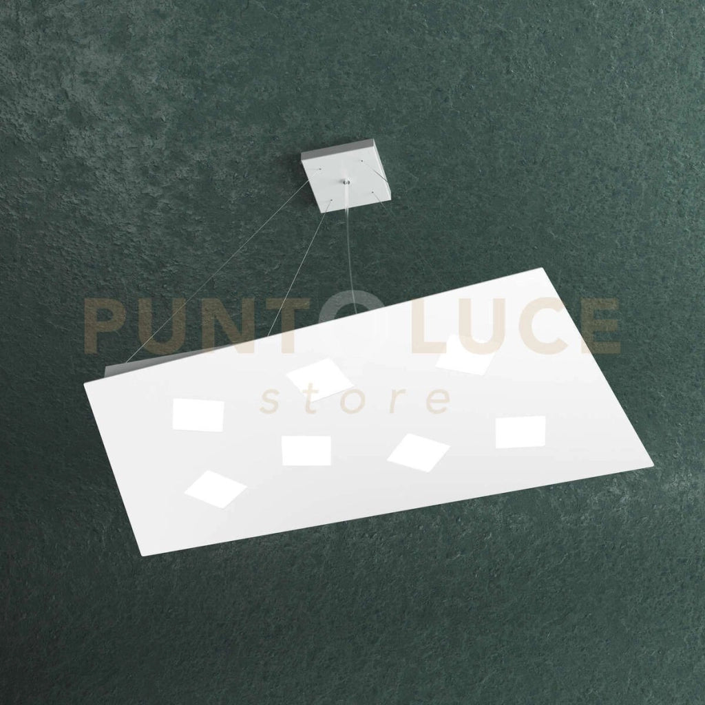 NOTE SOSPENSIONE 7+4 LUCI ATTACCO GX53 BIEMISSIONE BIANCO