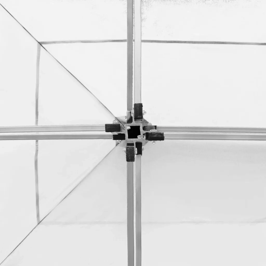 Gazebo Professionale Pieghevole Alluminio e Pareti 6x3m Bianco cod mxl 60036