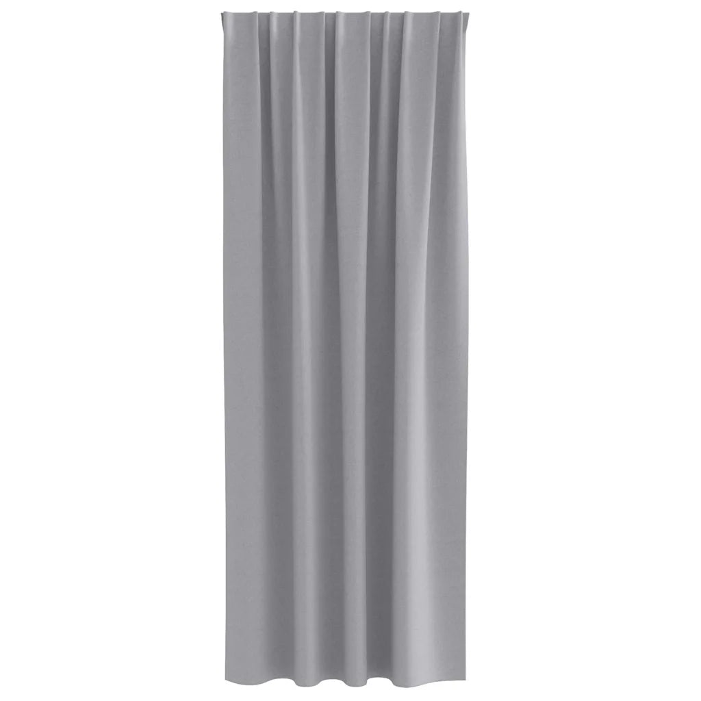 Tende Blackout con Anelli 2 pcs Grigio chiaro 245 x 140 cm 4107456