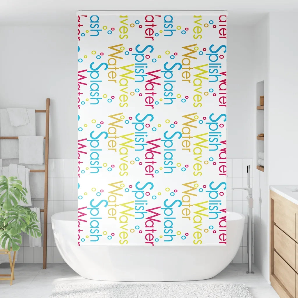 Tenda a Rullo Doccia con Cassonetto 120x240cm Larghezza Tessuto 4015036