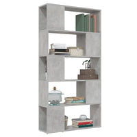 Libreria/Divisorio Grigio Cemento 80x24x155 cm in Truciolato cod mxl 15341