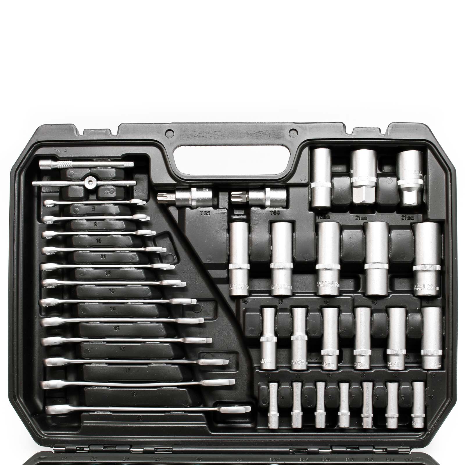 Set di chiavi a cricchetto 215 pz. Set di attrezzi Chiavi a bussola