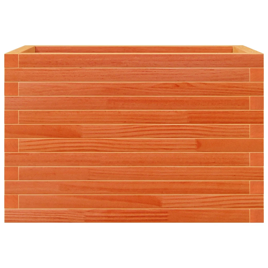 Fioriera Giardino Marrone Cera 70x40x45,5cm Legno Massello Pino 847265