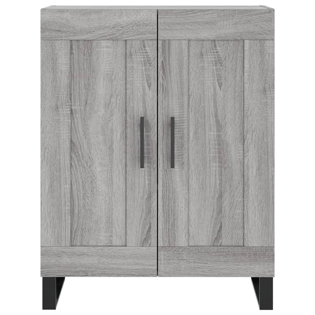 Buffet credenza cassettiera armadio mobile contenitore organizer cucina soggiorno Sonoma 69,5 x 34 x 90 cm legno ingegnerizzato grigio 02_0036486