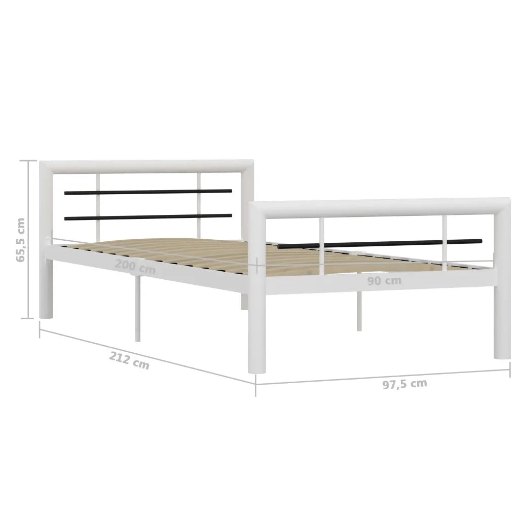 Giroletto Bianco e Nero in Metallo 100x200 cm cod mxl 44557