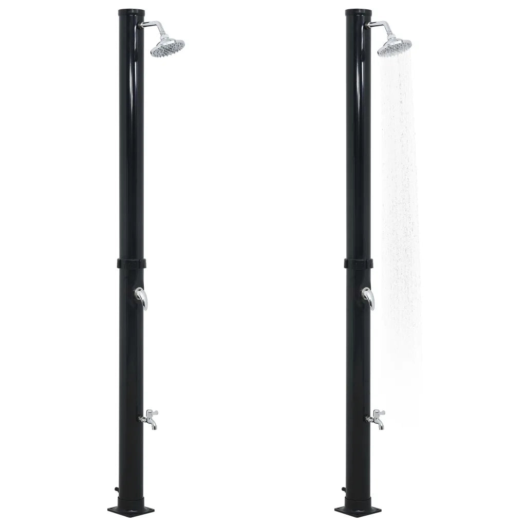Doccia ad Energia Solare Nera 220 cm 20 L CFW4789623