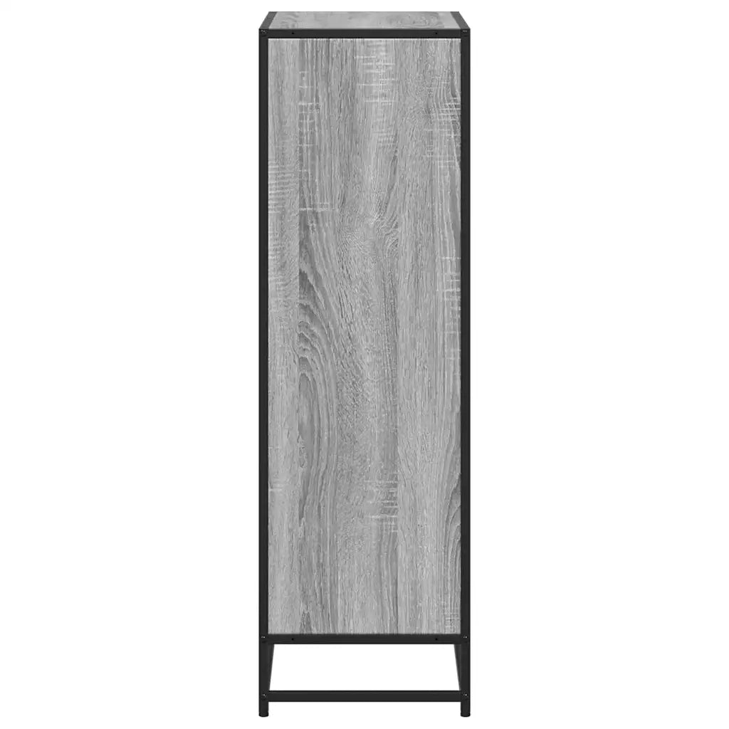 Libreria Grigio Sonoma 65,5x33x107,5 cm in Legno Multistrato 849162