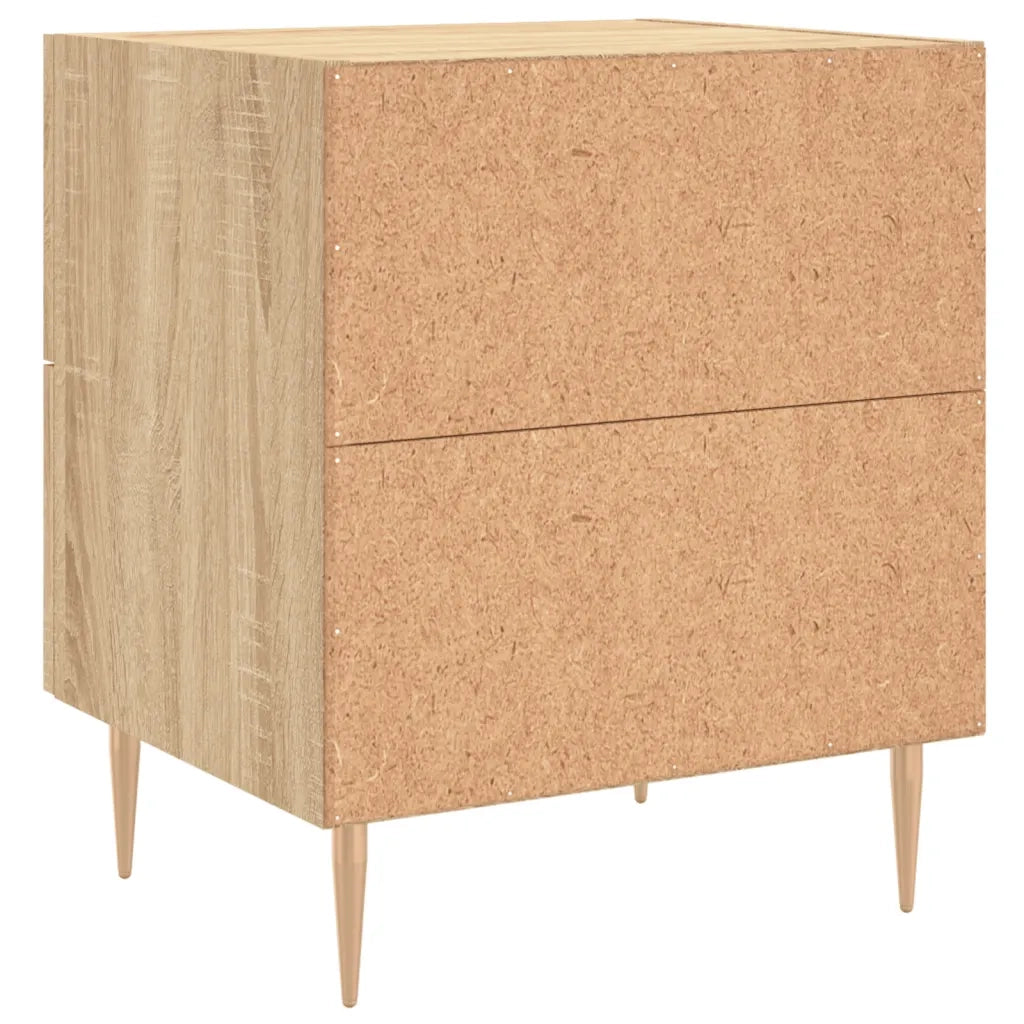 Comodino Rovere Sonoma 40x35x47,5 cm in Legno Multistrato 827282