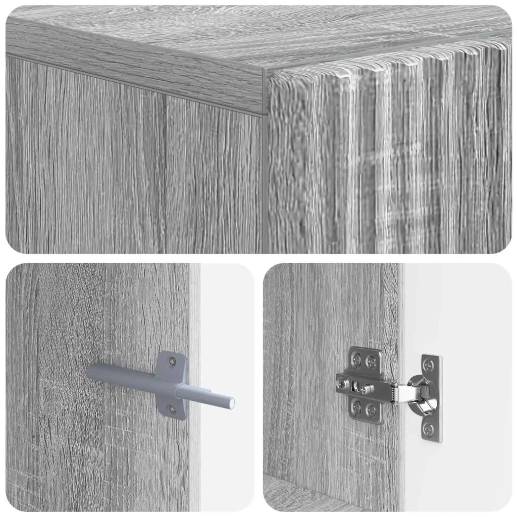 Mobile TV Sonoma grigio Legno ingegnerizzato 897341