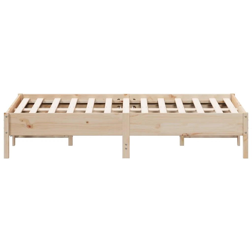 Letto senza Materasso 120x190 cm in Legno Massello di Pino 842722