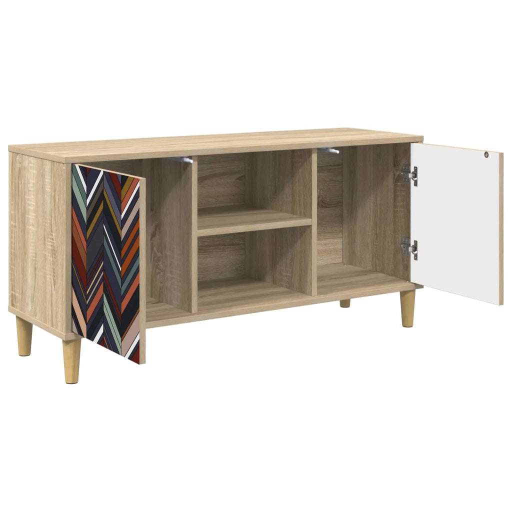 Mobile TV OMMEN 102 x 33 x 50 cm Sonoma Legno ingegnerizzato 8007039