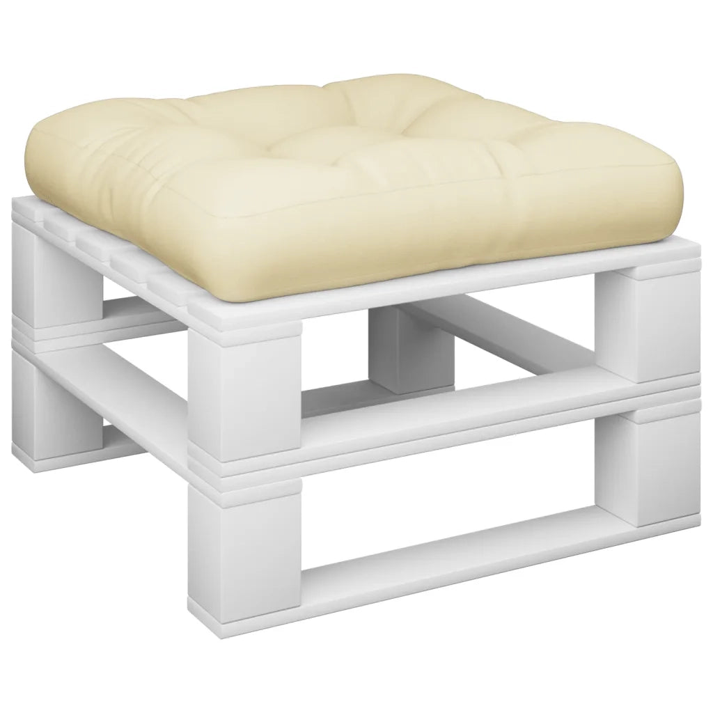 Cuscino per Pallet Crema 60x61,5x10 cm in Tessuto 360880