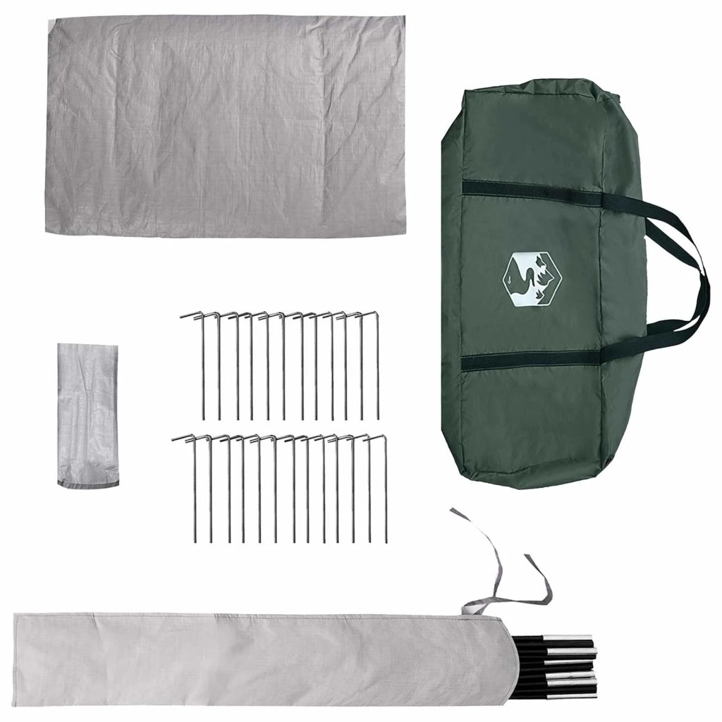 Tenda Tipi Verde militare 250 x 250 cm Poliestere e Acciaio 42028722