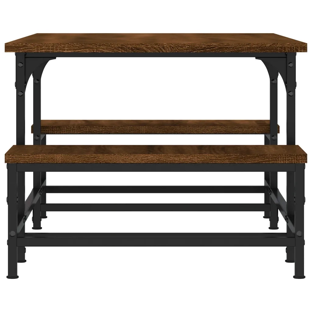 Tavolino salotto | Tavolino da caff¨¨ | Tavolino da Soggiorno Rovere Marrone 100x50,5x40cm Legno Multistrato