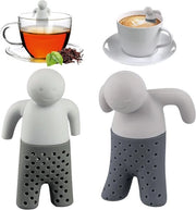 2 pezzi Filtro te a silicone - Diffusore te a silicone riciclabile - Filtro te a silicone divertente - Adatto a tutti tipi di tè in sacchetti