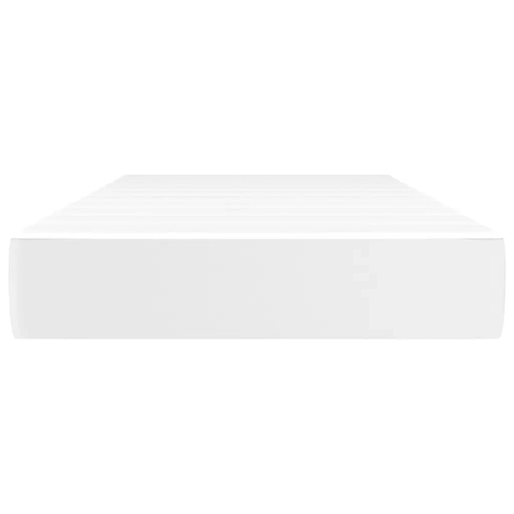 Materasso a Molle Insacchettate Rigidità Media Bianco 100x200x20 cm in Similpelle 347743