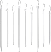 Set di chiodi in alluminio con occhio in nylon - 3 dimensioni - per manovelle - 9 pezzi - occhi grandi - ideali per artigianato DIY