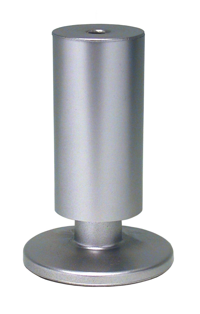 PIEDINO REGOLABILE ABS 120 MM P1807 ALLUMINIO- GS PLAST- 12,0 pz