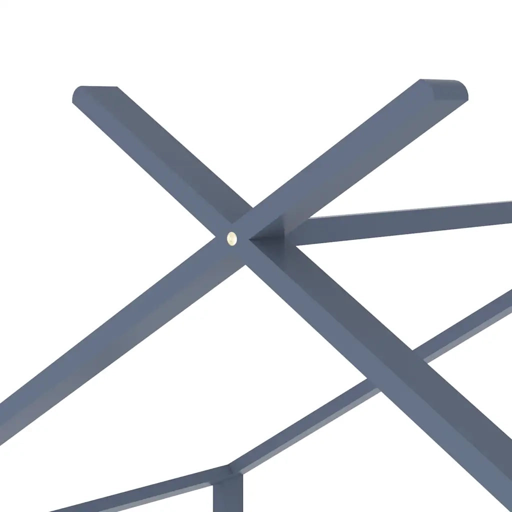 Giroletto per Bambini Grigio in Massello di Pino 90x200 cm 283372