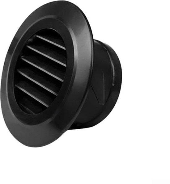 Copertura per ventilatore a soffitto a lunga durata, ronda, nera - installazione facile - diametro 100MM - flusso d'aria efficiente - duraturo e stile - codice prodotto: ...