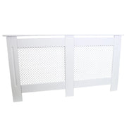 Copritermosifone Copertura Termosifoni e Caloriferi in MDF Bianco 1515mm