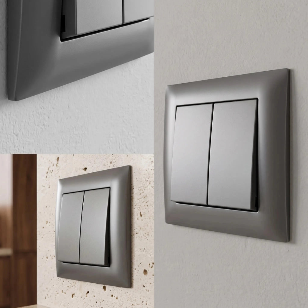 Placca Singola Per Prese Oste Jnh013-1f Grey