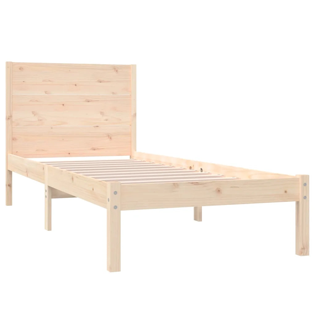 Giroletto senza Materasso 90x200 cm in Legno Massello di Pino 3104138