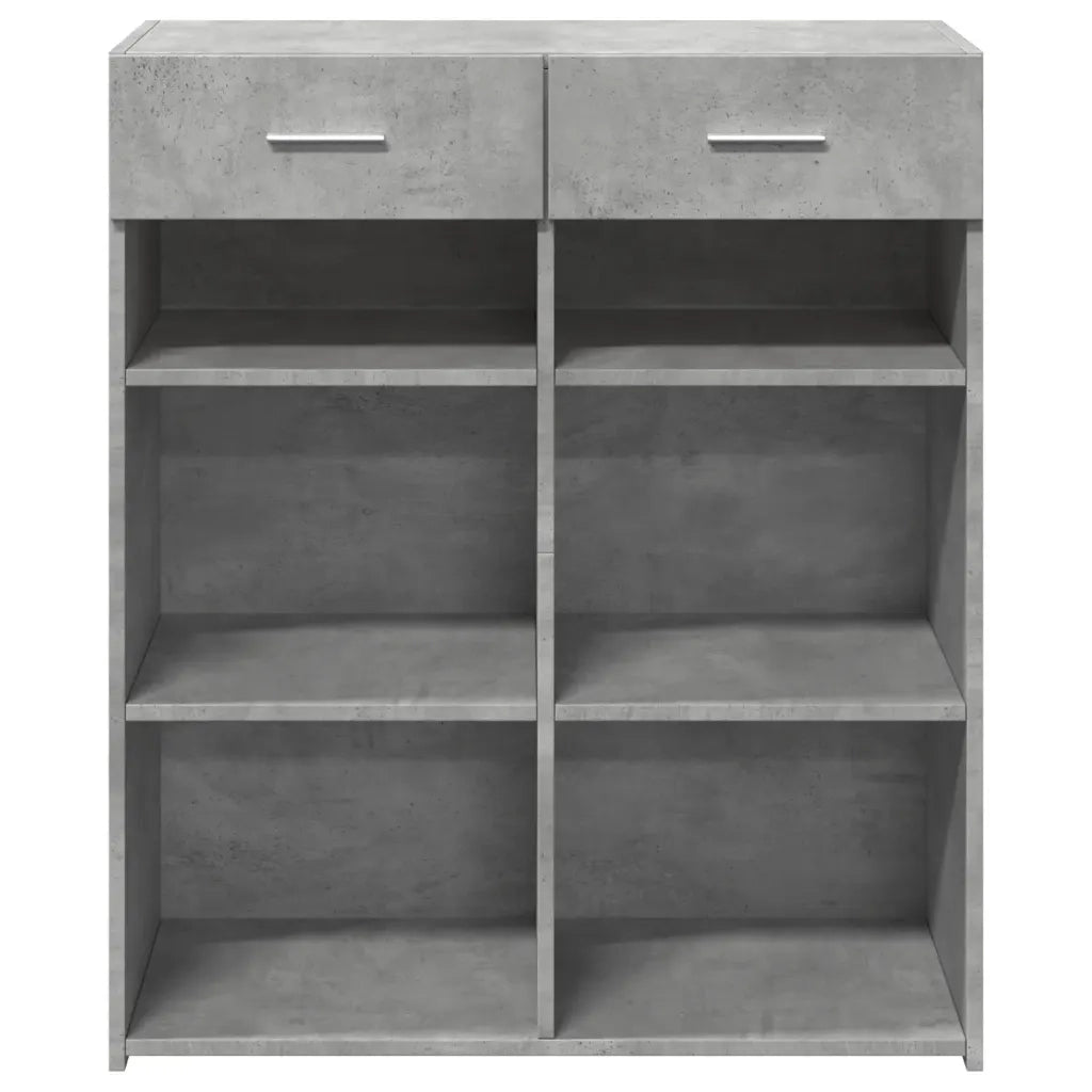 Credenza Grigio Cemento 80x42,5x93 cm in Legno Multistrato 3281479