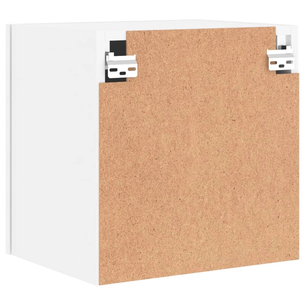 Mobile TV multimediale da parete mensola TV credenza TV per sala da pranzo soggiorno camera da letto 2 pezzi 40,5 x 30 x 40 cm legno ingegnerizzato bianco 02_0028915