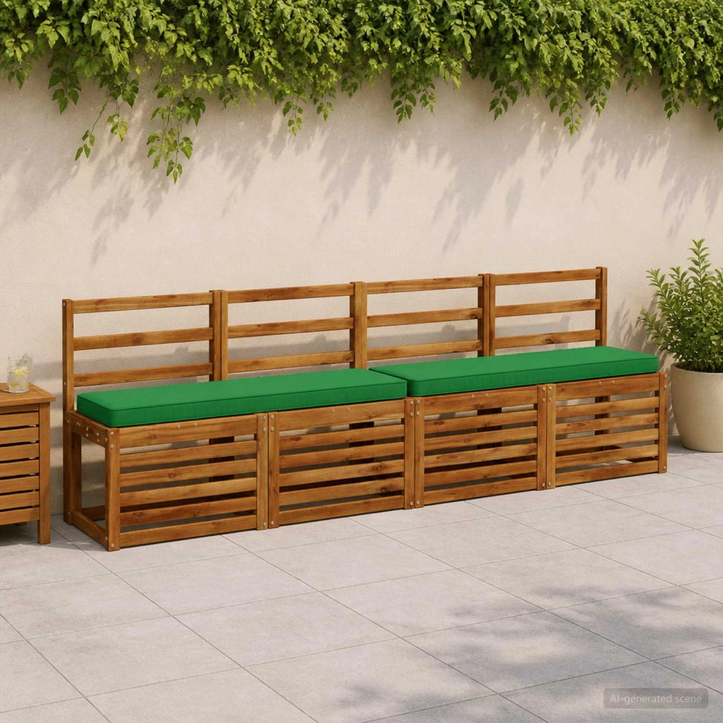 Cuscino per Panchina a 1 Pezzo VUGHT 100% Poliestere Verde 950628