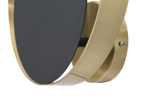 Lampada da Muro Shuttle Cm25x8x25 cm in Ferro Oro e Nero