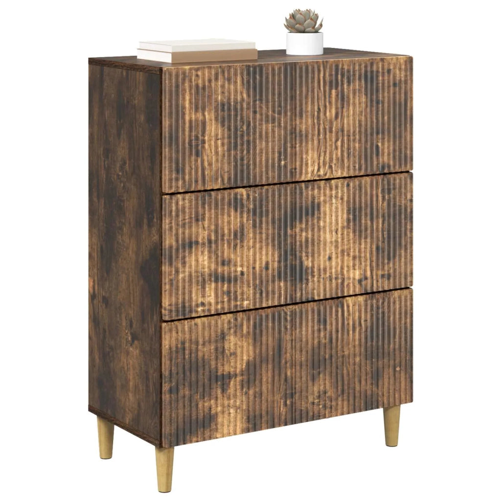 Mobile con Cassetti Rovere Fumo 66 x 34,5 x 90 cm 894610