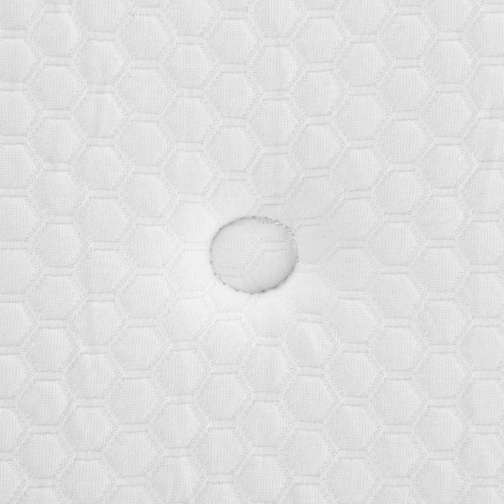 Materasso matrimoniale double face medio duro tessuto bianco per letto 140 x 200 cm